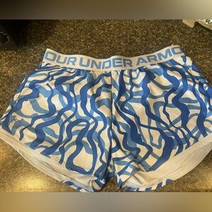 Under Armour Blue Patterned Shorts